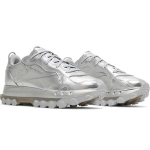 Reebok Classic Leather Cardi B Silver Metallic